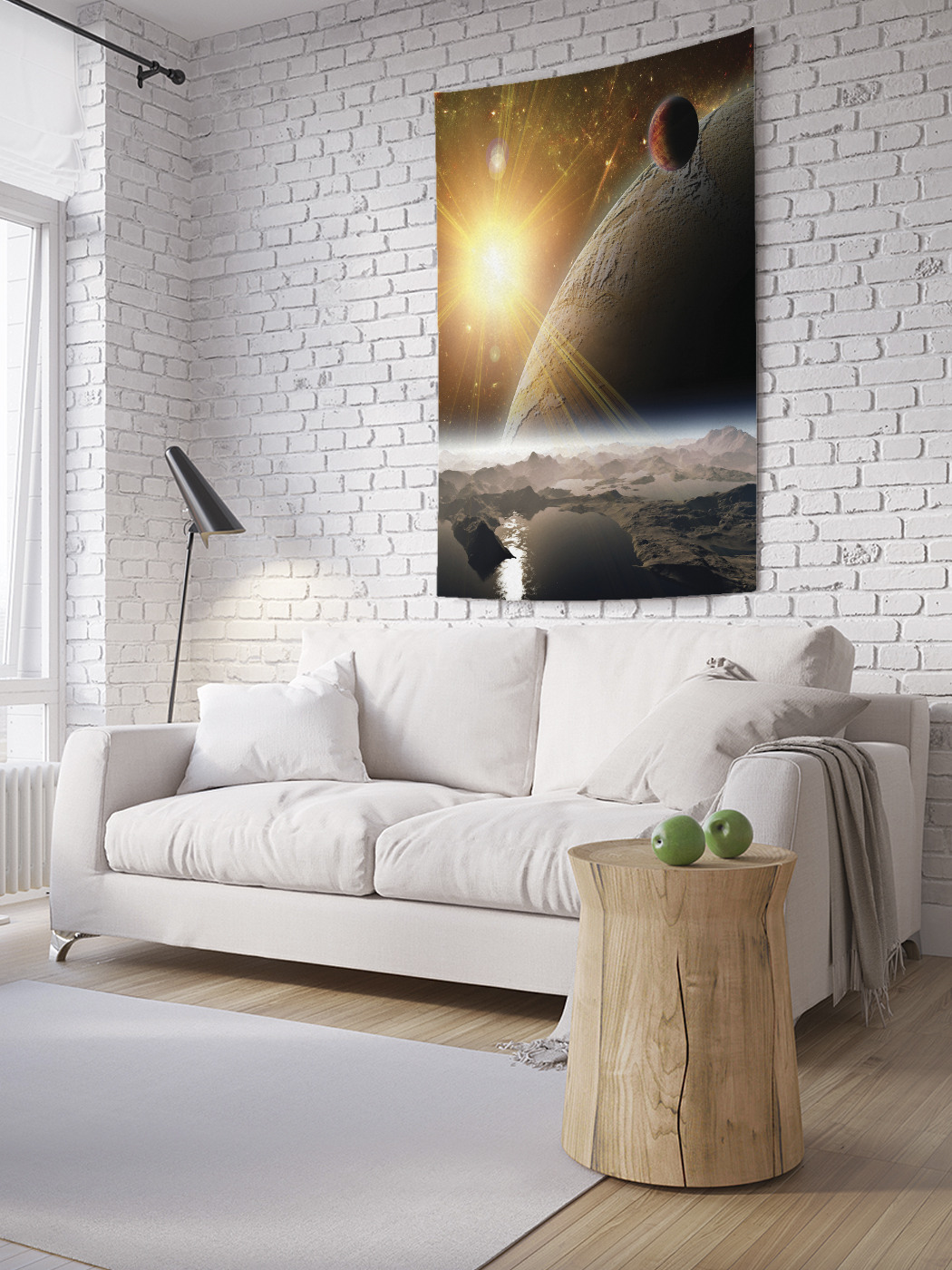 

Вертикальное фотопанно на стену JoyArty Солнце с другой планеты 100x150 см, Солнце с другой планеты