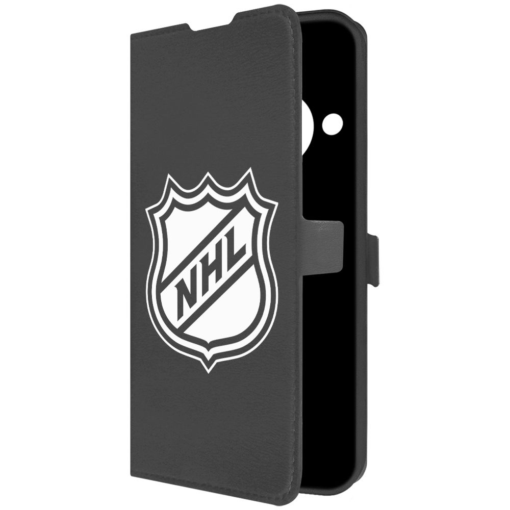 

Чехол-книжка Krutoff Eco Book для Honor Magic 5 Lite NHL черный
