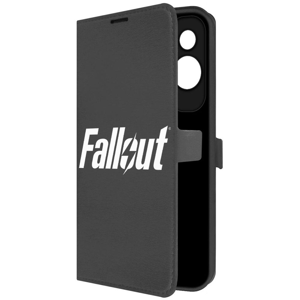 

Чехол-книжка Krutoff Eco Book для Honor 90 Fallout черный
