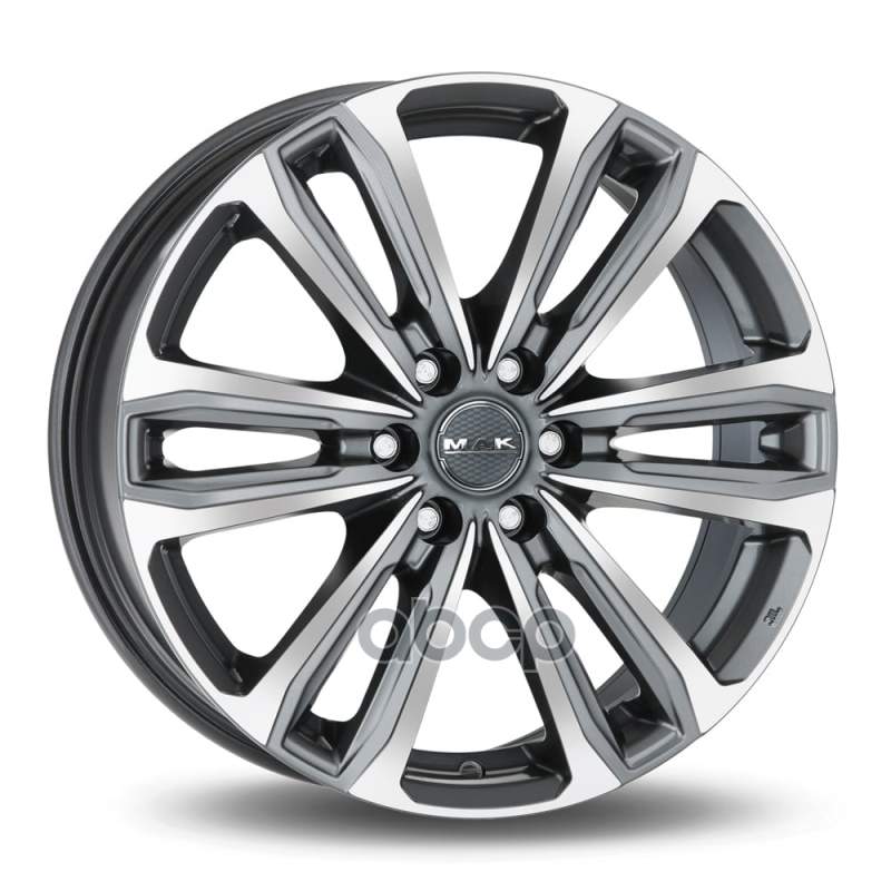 

Колесный диск MAK, Safari 6 8x18/6x130ET53 84.1 GunmetalMirrorFace