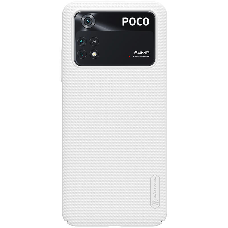 

Накладка Nillkin Super Frosted Shield для Xiaomi Poco M4 Pro 4G, белый, Super Frosted Shield