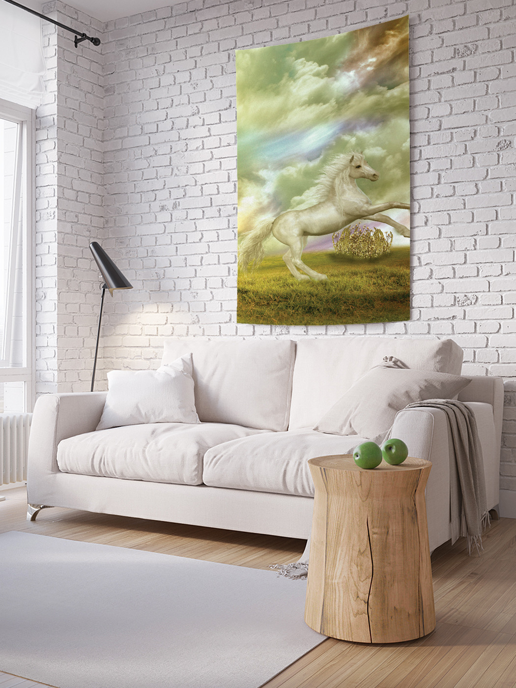 

Вертикальное фотопанно на стену JoyArty Райский конь 100x150 см, Райский конь