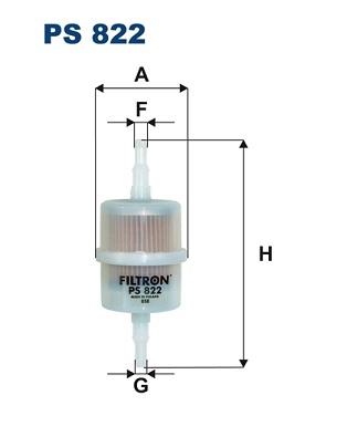 

Filtron Ps 822 Фильтр Топливный Filtron арт. PS822