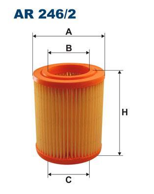 

Filtron Ar 246/2 Фильтр Воздушный Filtron арт. AR2462