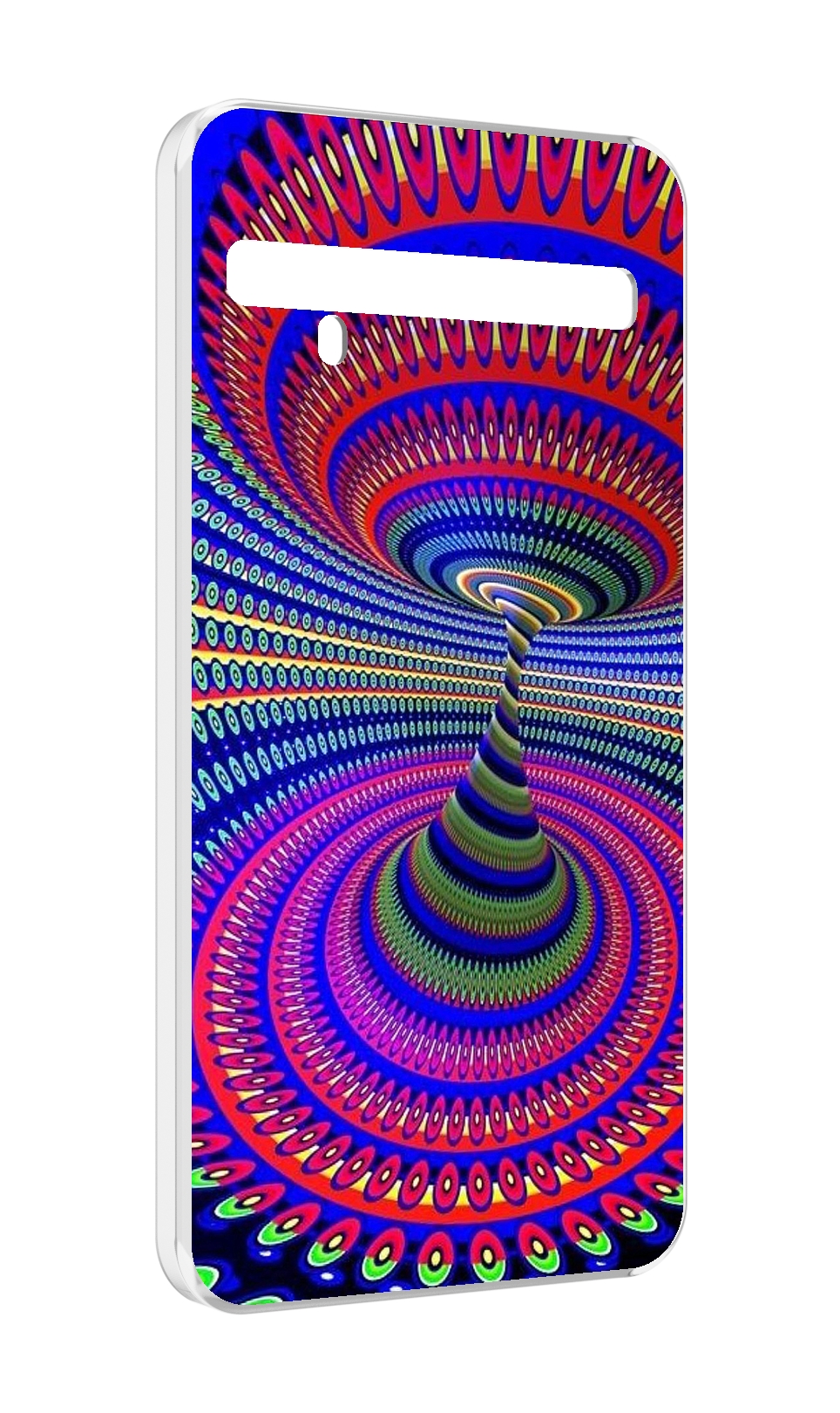 

Чехол MyPads оптическая иллюзия для TCL 10 Pro / TCL 10 + Plus, Прозрачный, Tocco