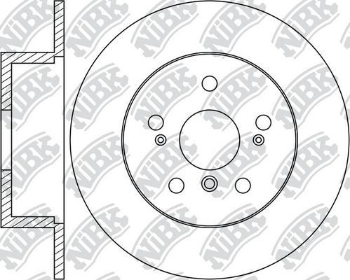 

Тормозный колодки NiBK задний для Toyota Camry V10 91-01, Camry V30 01- RN1223