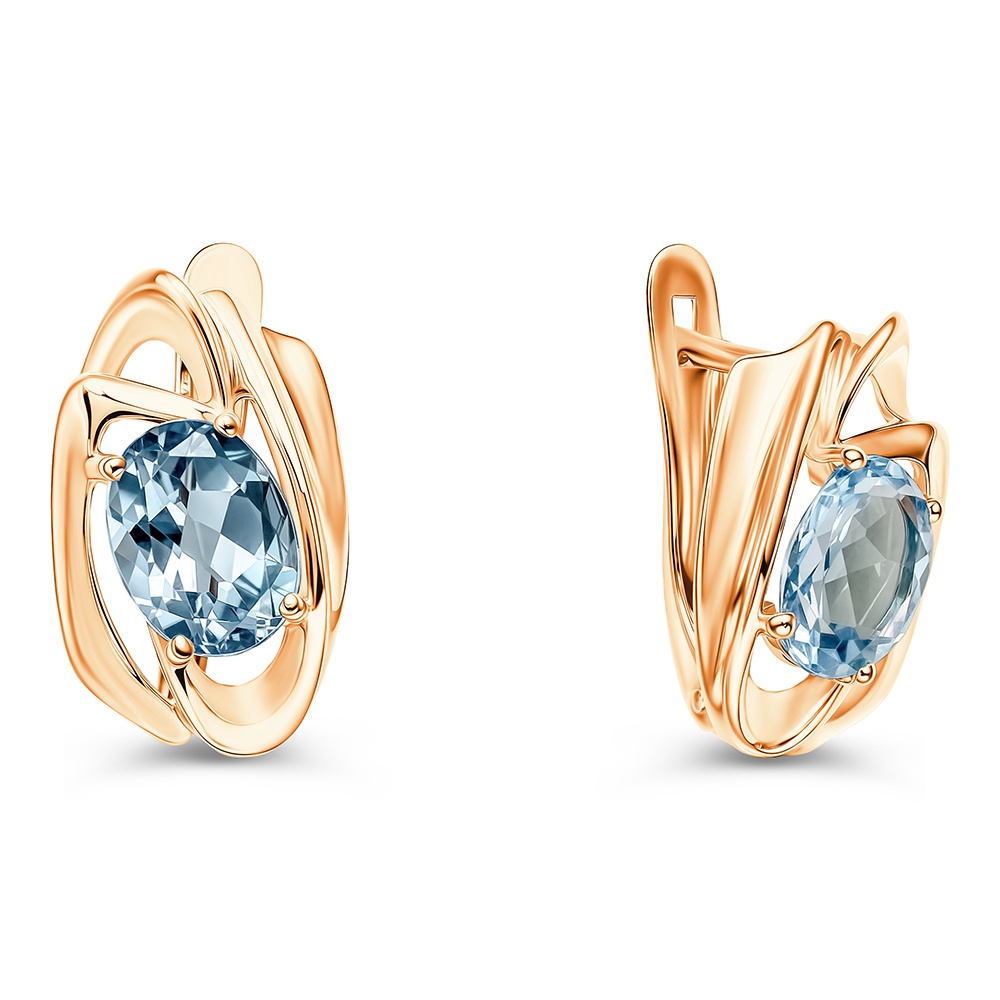 

Серьги из золота 585Gold 202011303, топаз, 202011303