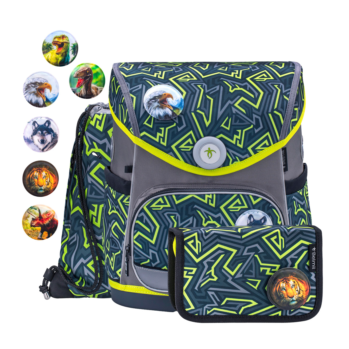 

Ранец Belmil Premium Compact 405-41-P-RS-11-Iguana, Premium Compact