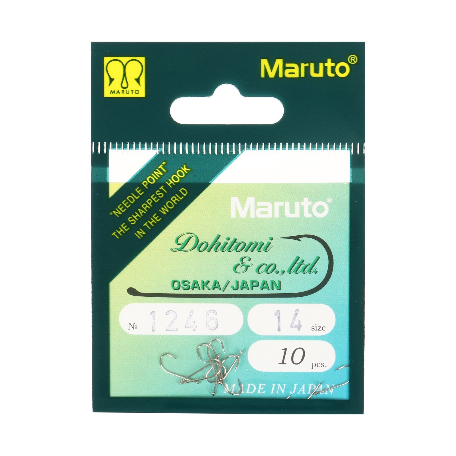 Крючки Maruto 1246 Ni № 14, 10 шт.