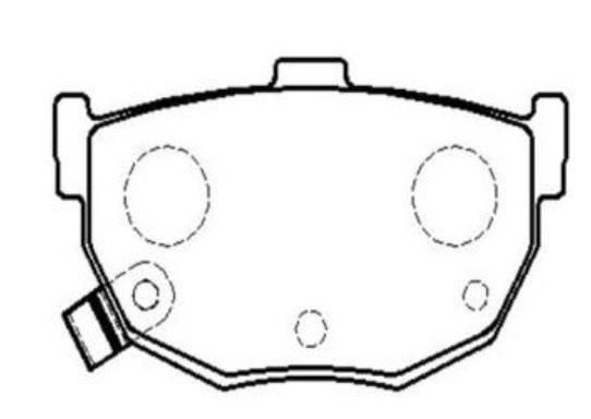 Тормозные колодки Ctr GK0752