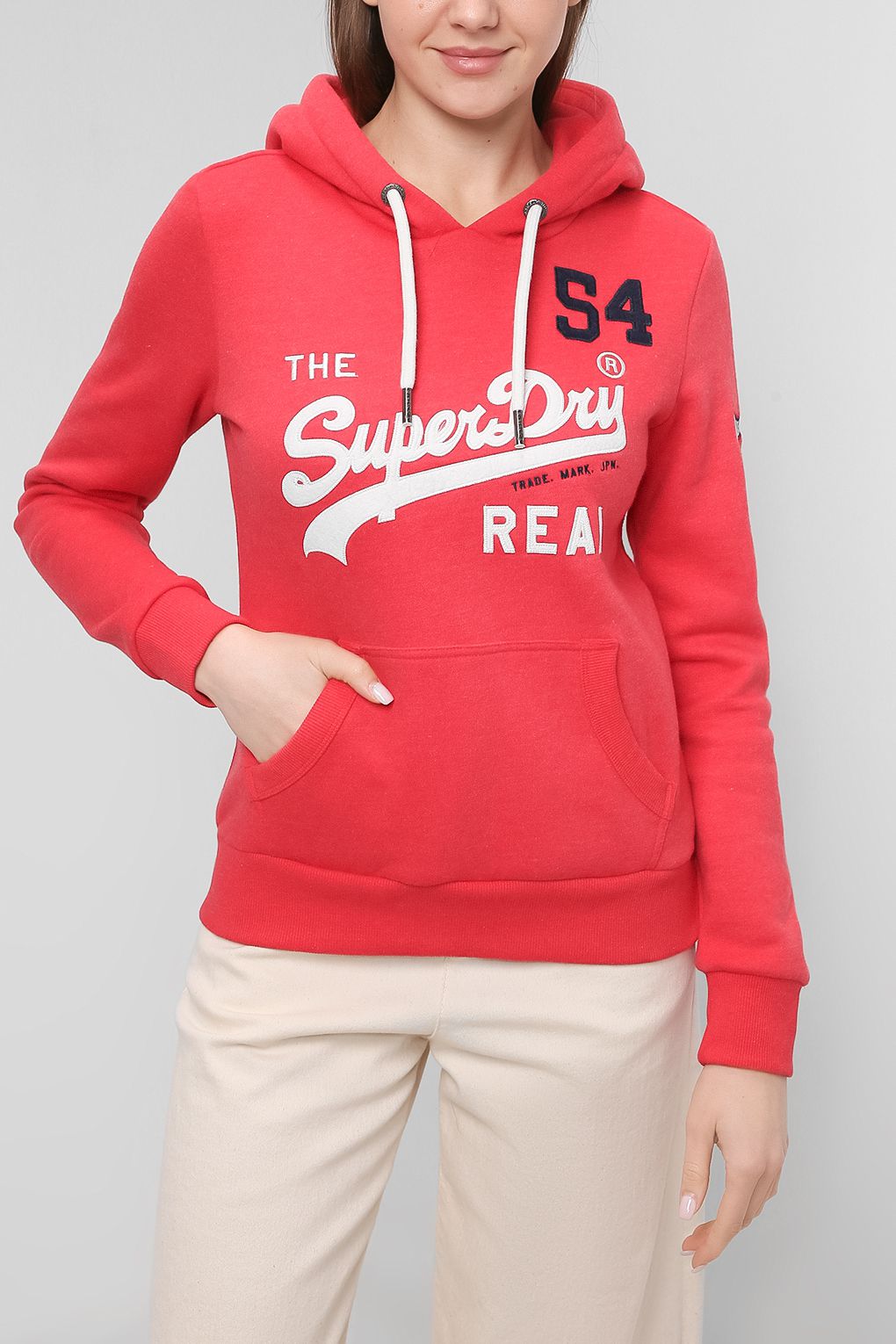 

Худи женское Superdry W2011144A красное 12, W2011144A