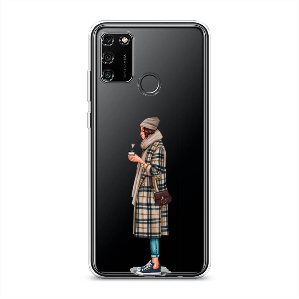 

Чехол для Honor 9A "Утренний кофе", Коричневый;бежевый, 612350-6