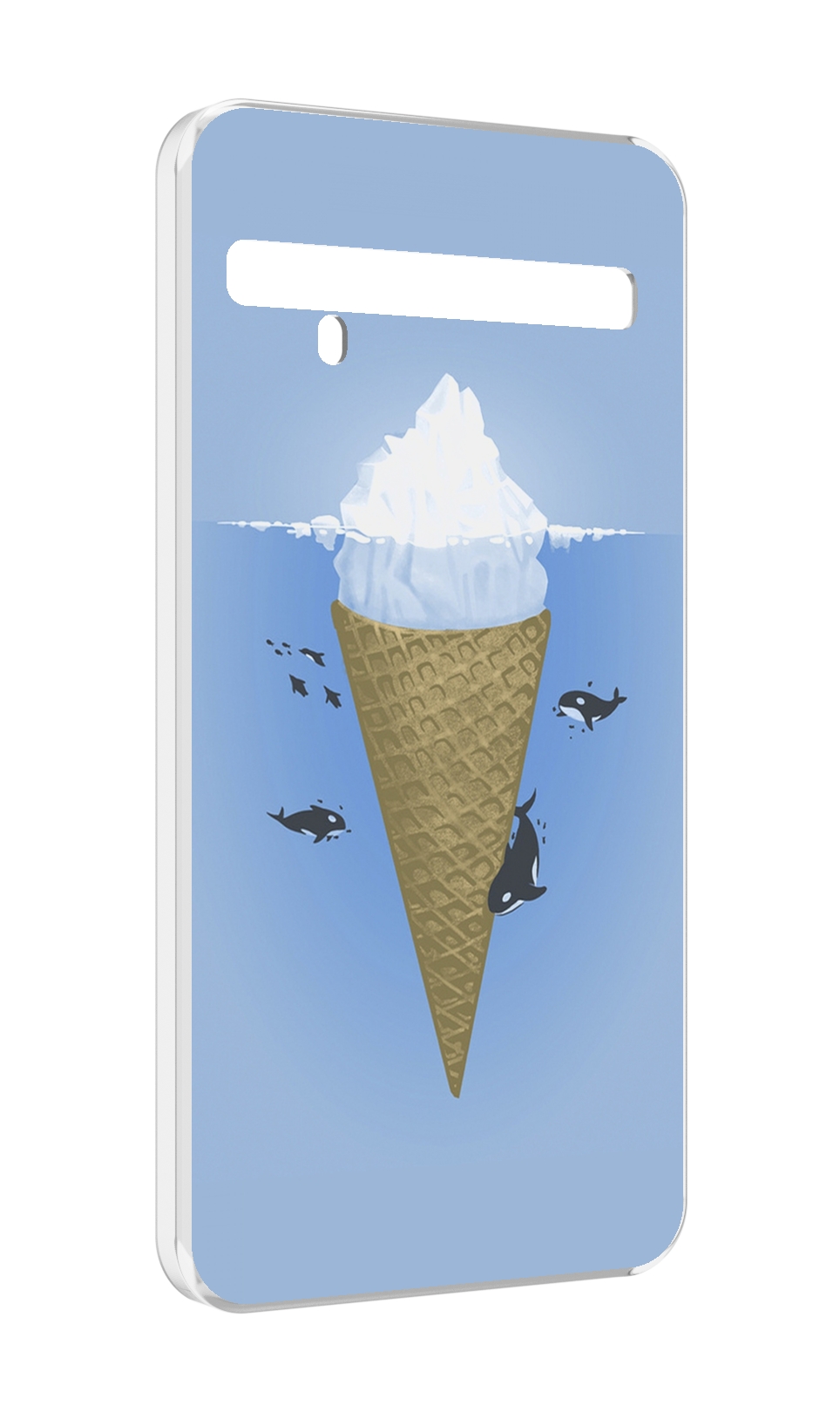 

Чехол MyPads мороженное-у-косаток для TCL 10 Pro / TCL 10 + Plus, Прозрачный, Tocco