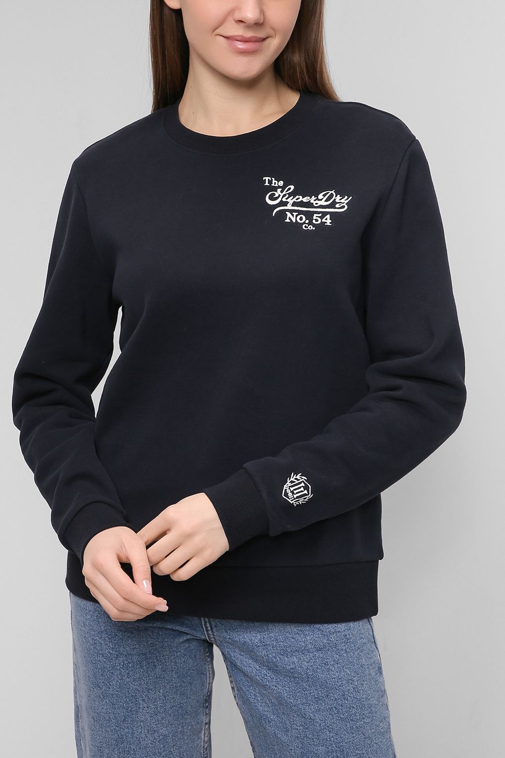 

Свитшот женский Superdry W2011095A синий 10, W2011095A