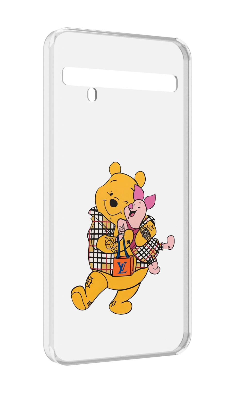 

Чехол MyPads модный-медведь-из-винни-пуха для TCL 10 Pro / TCL 10 + Plus, Прозрачный, Tocco