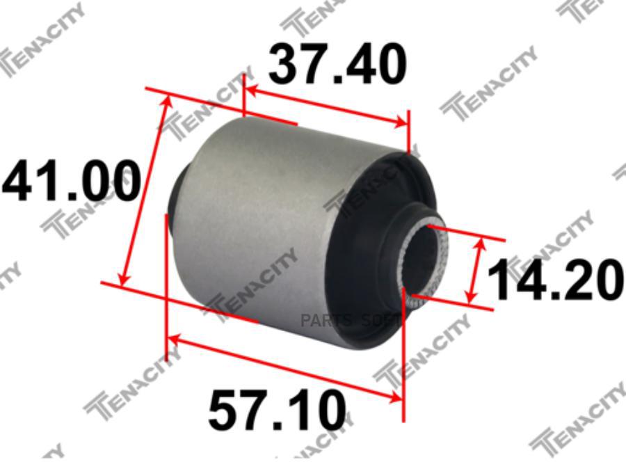 

Сайлентблок рычага Tenacity (2195) AAMLE1013 Middle
