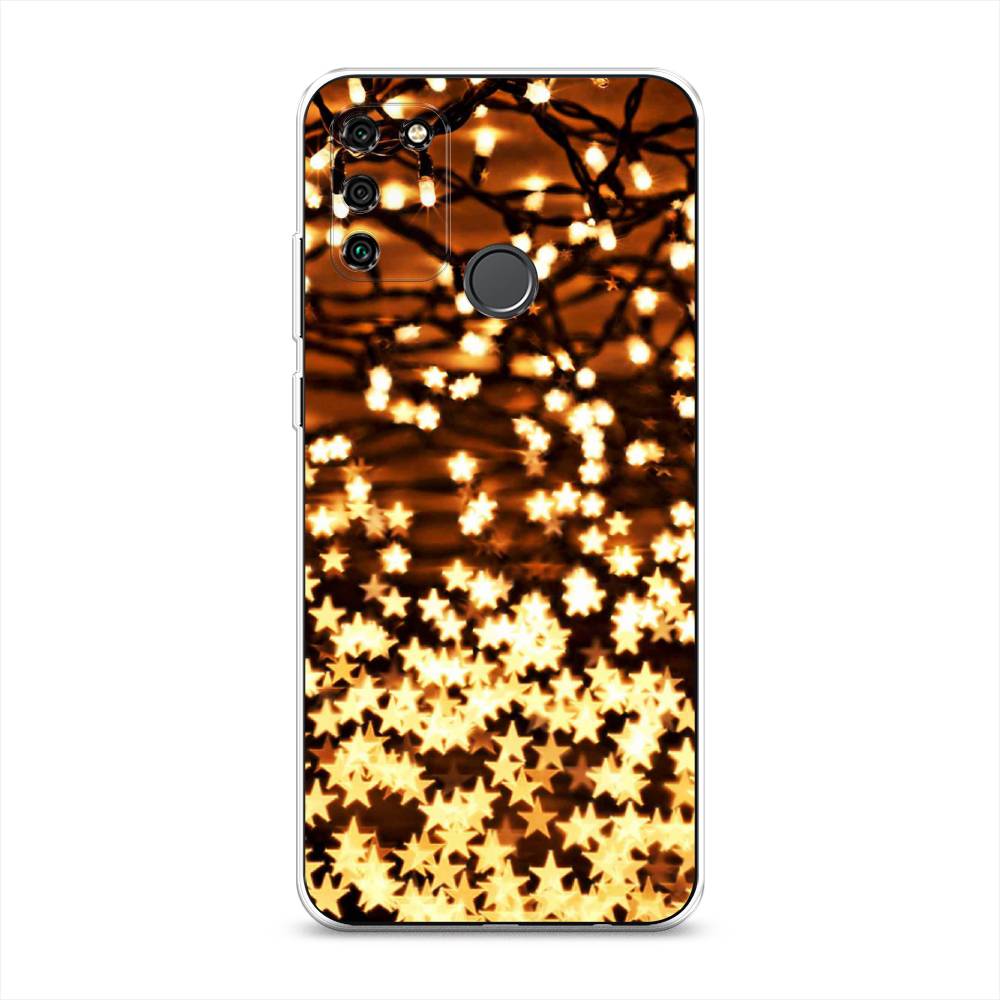 

Чехол для Honor 9A "Новогодняя гирлянда", Золотистый, 612350-5