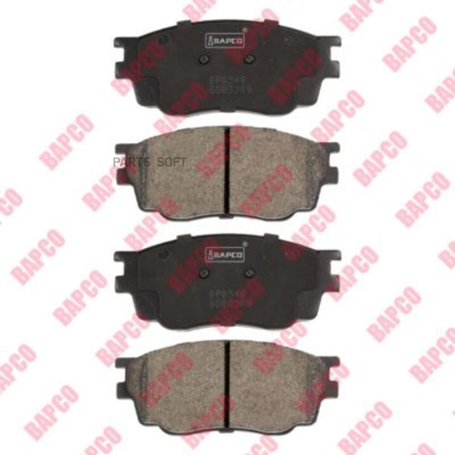 

Тормозные колодки BAPCO передние дисковые bp0548
