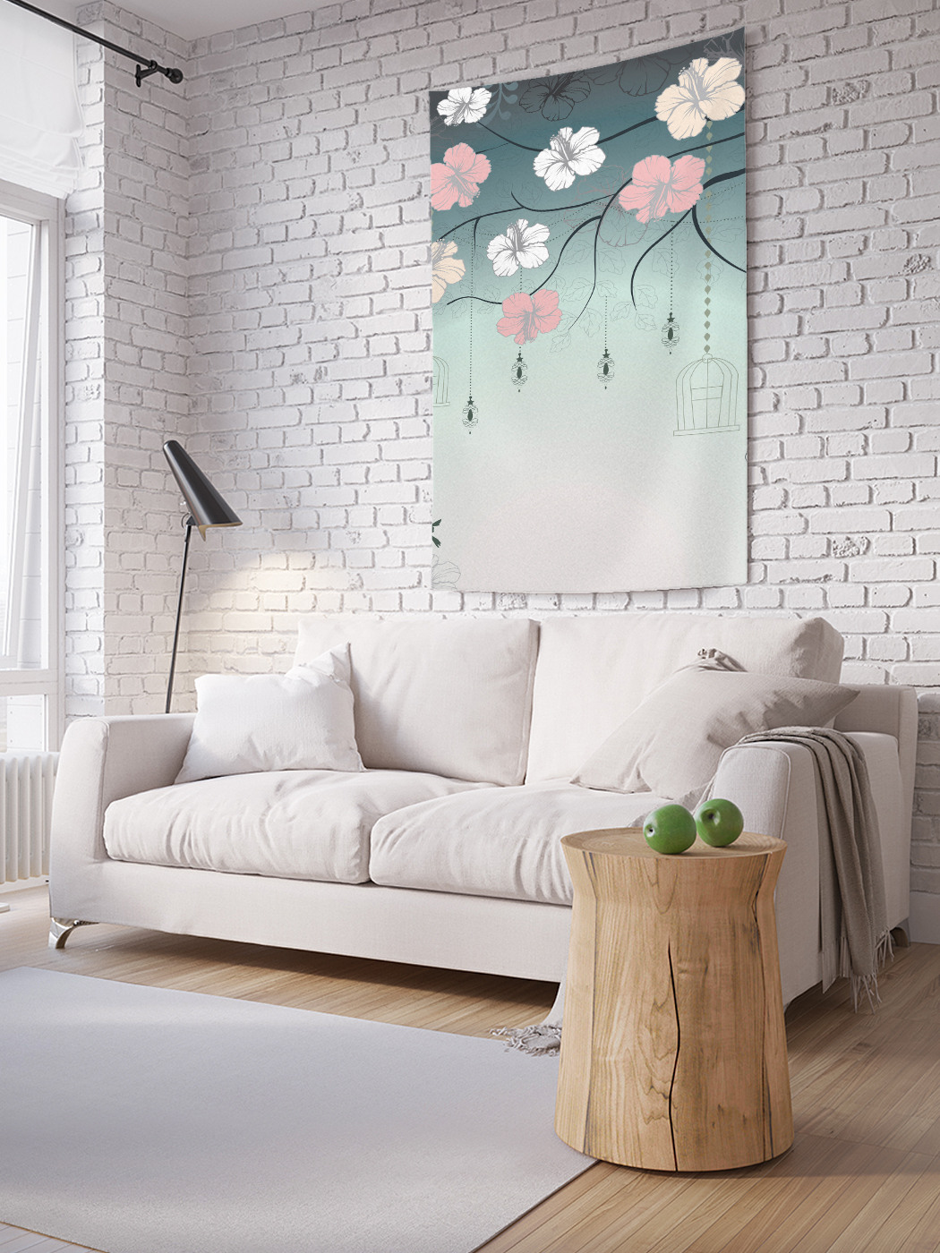 

Вертикальное фотопанно на стену JoyArty Птичьи клетки 100x150 см, Птичьи клетки