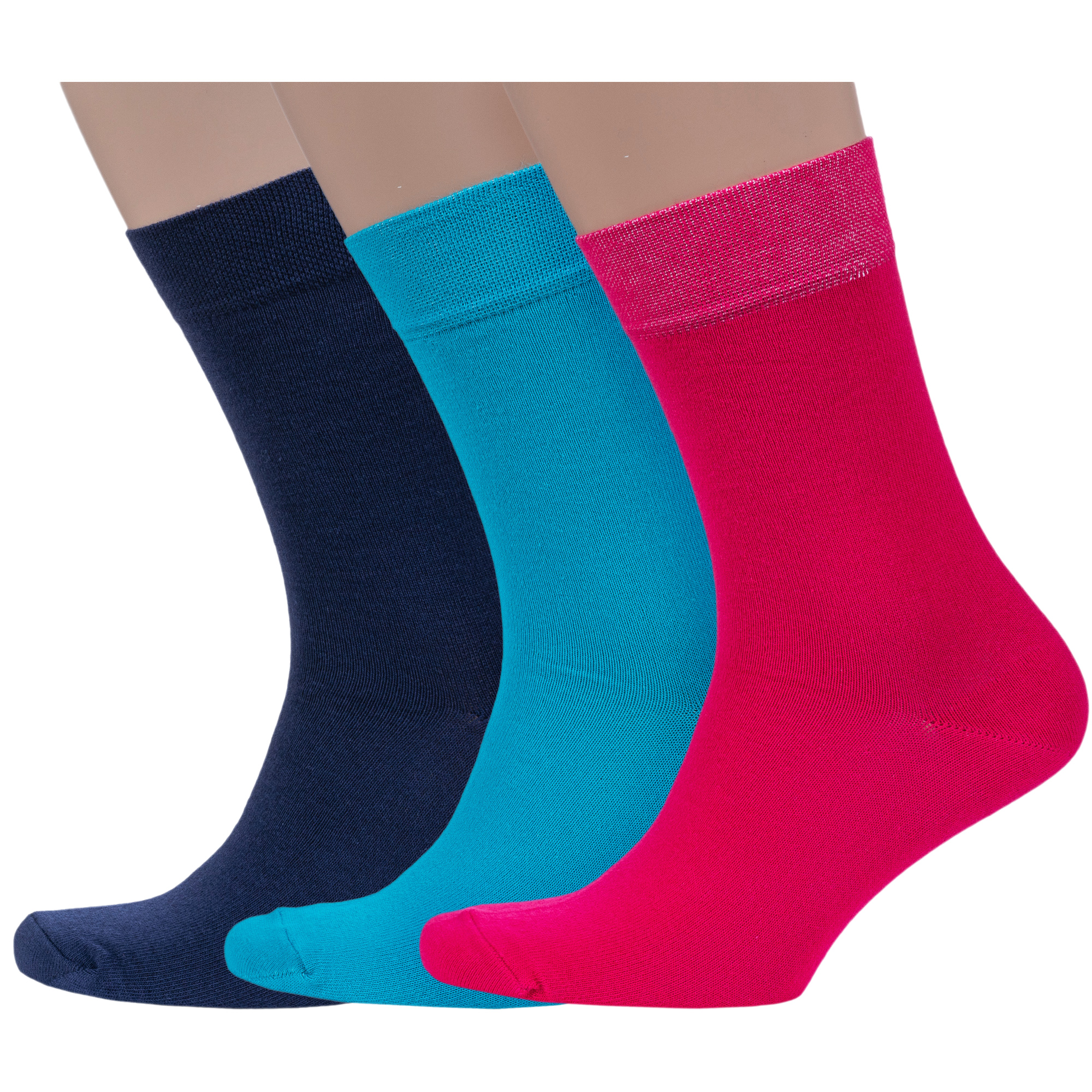 

Комплект носков мужских Носкофф 3-АС3 разноцветных 27-29, Синий;бирюзовый;розовый, 3-АС3