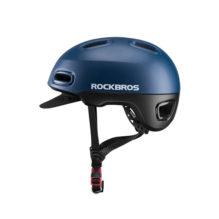 

Велошлем Rockbros Breton р.52-60, синий, Черный;синий, Breton