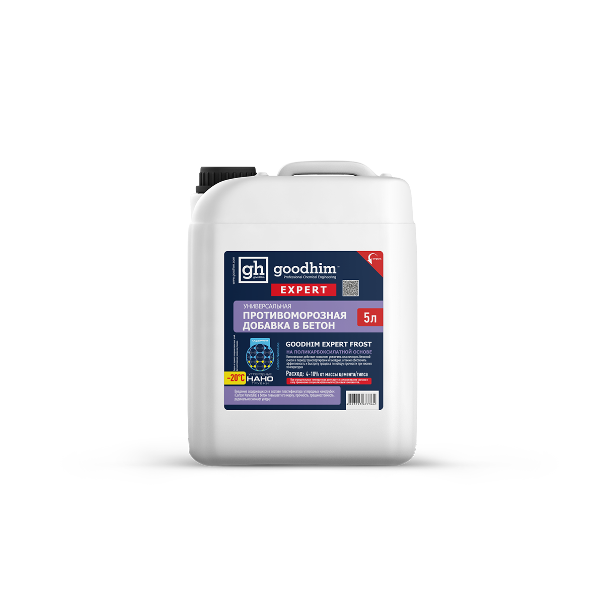 

Универсальная противоморозная добавка GOODHIM EXPERT FROST-20 С, 5 л., 77364