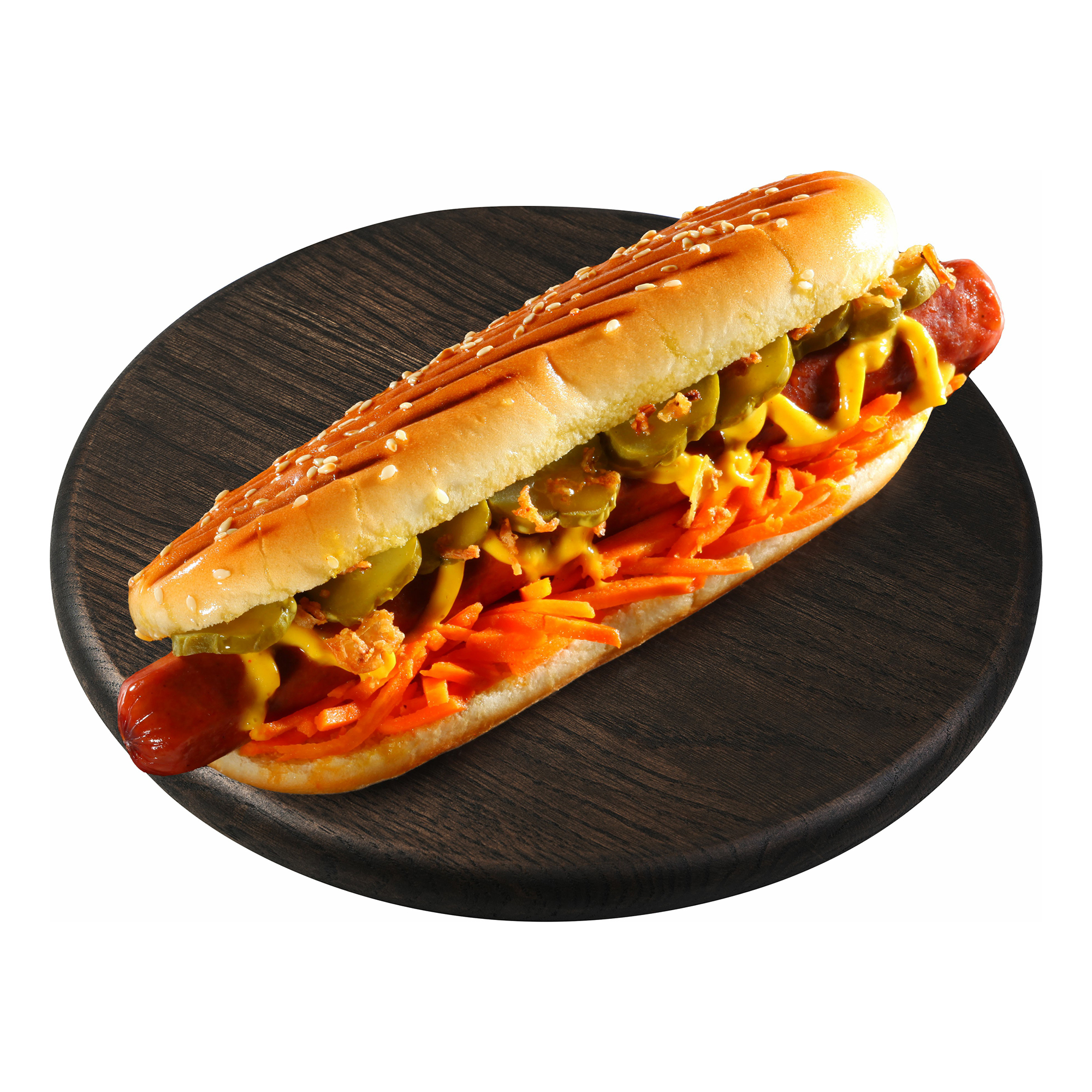 

Хот-дог с куриной сосиской и микс-начинкой 180 г