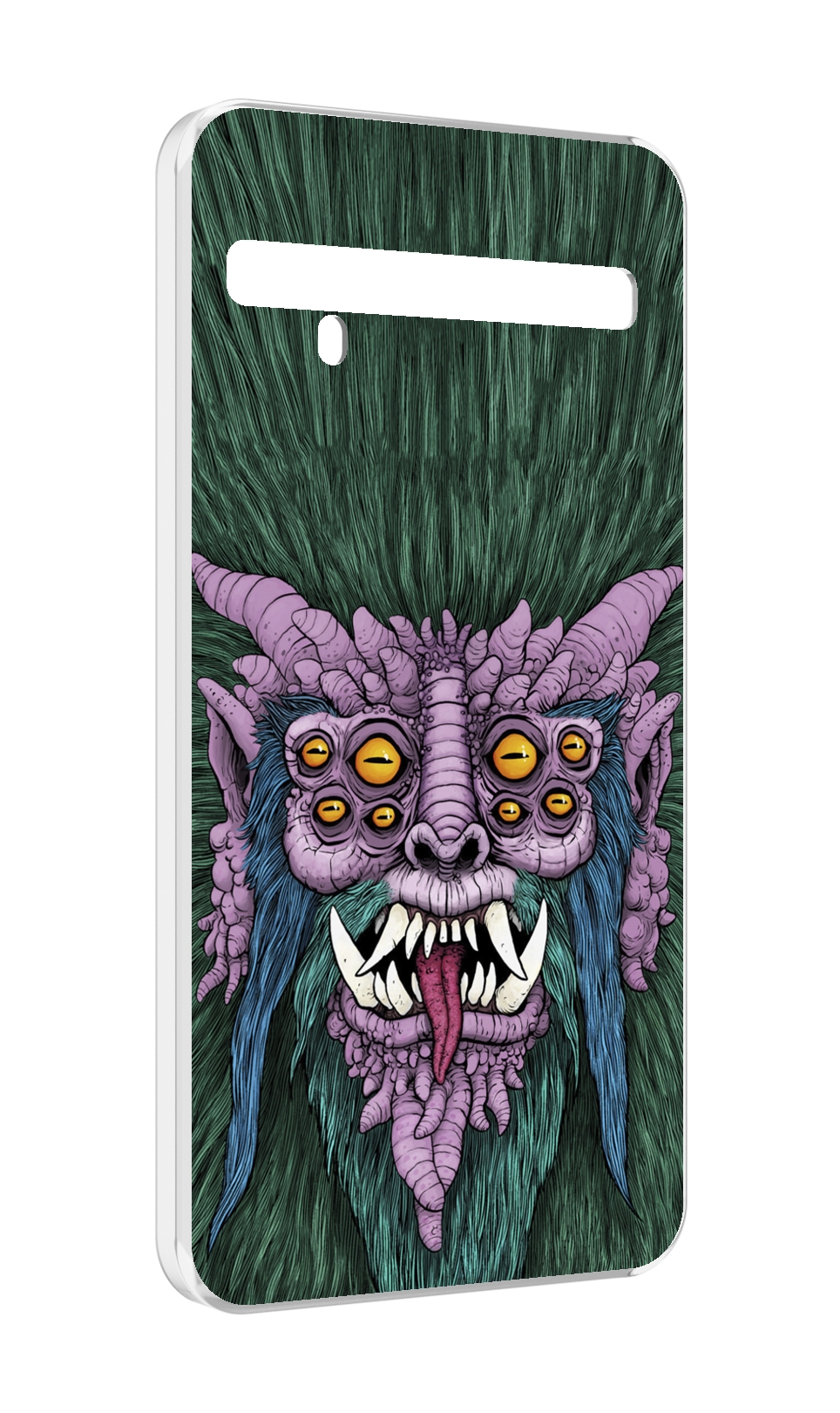 

Чехол MyPads многоглазый черт для TCL 10 Pro / TCL 10 + Plus, Прозрачный, Tocco