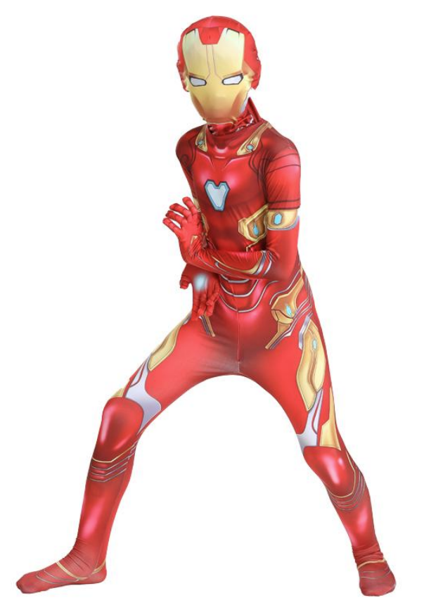 Карнавальный костюм детский ROYAL FELLE Железный человек, красный, 122