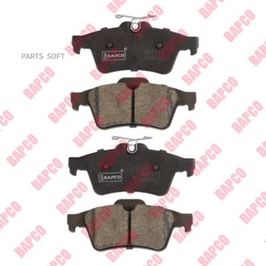 

Тормозные колодки BAPCO дисковые задние BP0315