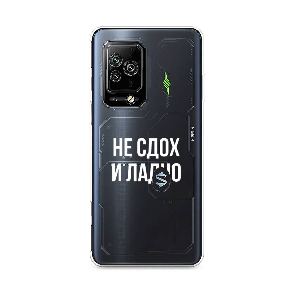 

Чехол Awog на Xiaomi Black Shark 5 Pro "Не сдох и ладно", Разноцветный, 314150-6