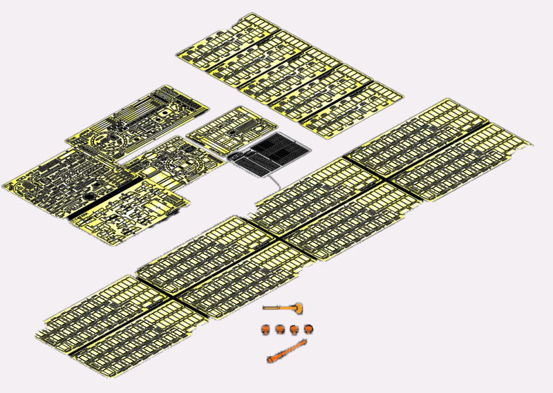 

Фототравление Voyager Model 1/35 для Modern Russian 62 ERA Medium Tank Mod.1972 PE35546, Однотонный