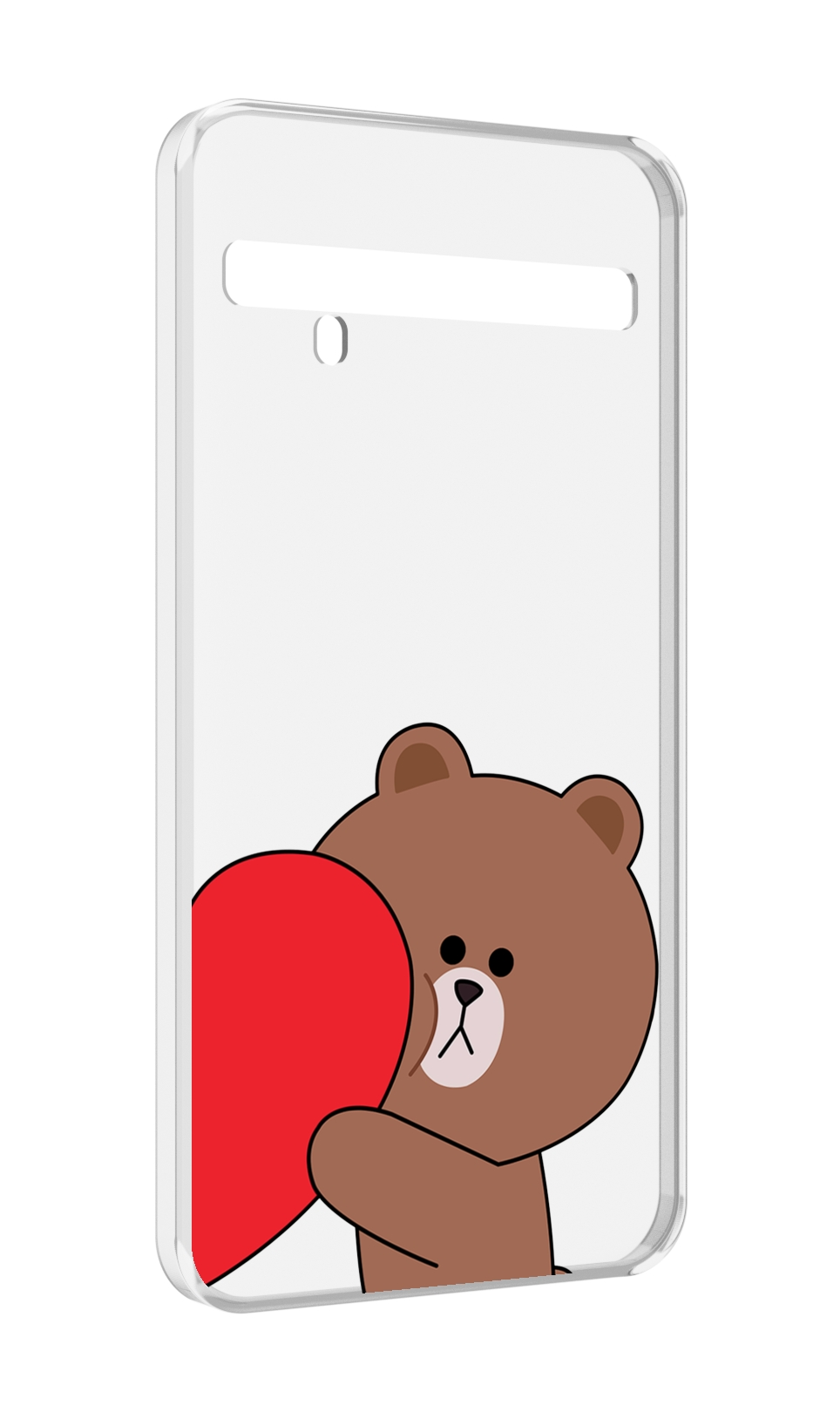 

Чехол MyPads медвежонок детский для TCL 10 Pro / TCL 10 + Plus, Прозрачный, Tocco