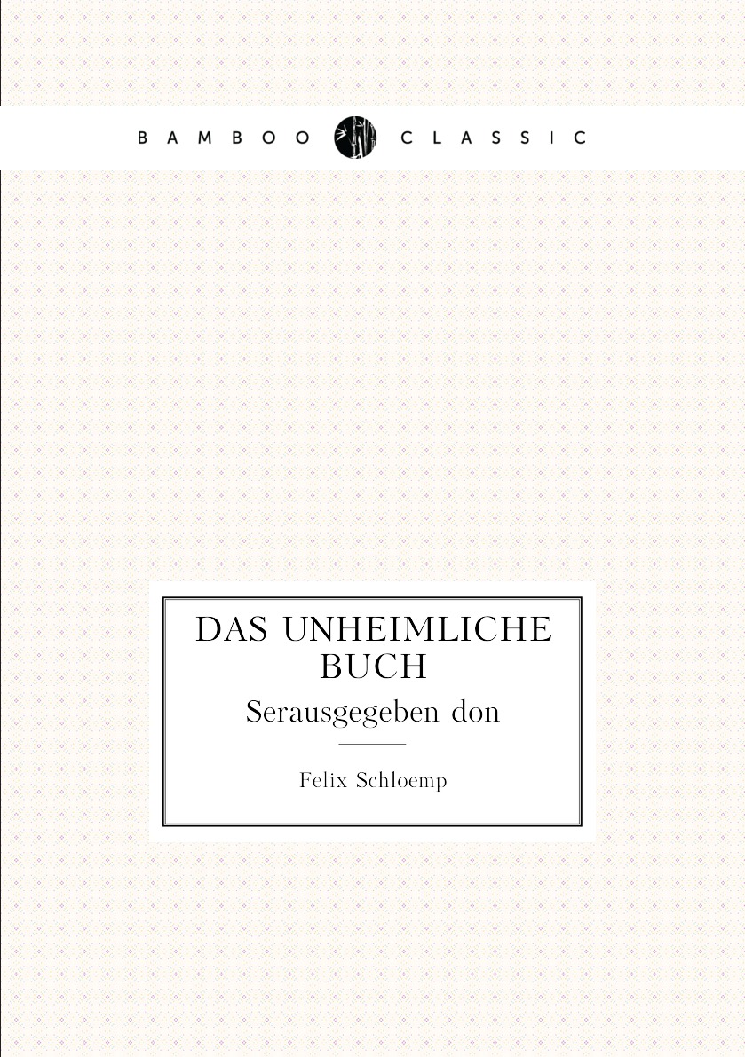 

Das unheimliche Buch