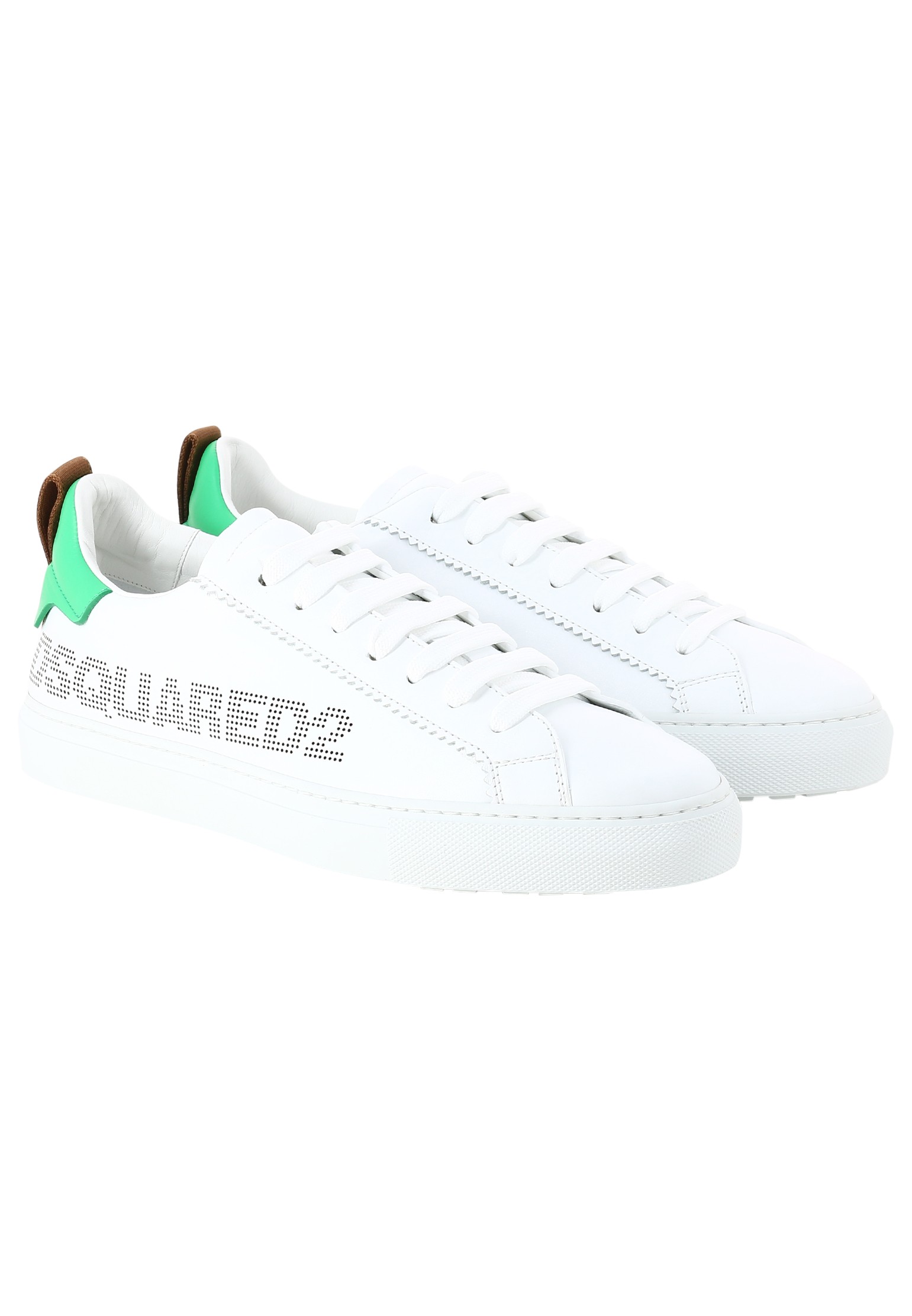 

Кеды мужские DSQUARED2 124452 белые 43 EU, Белый, 124452