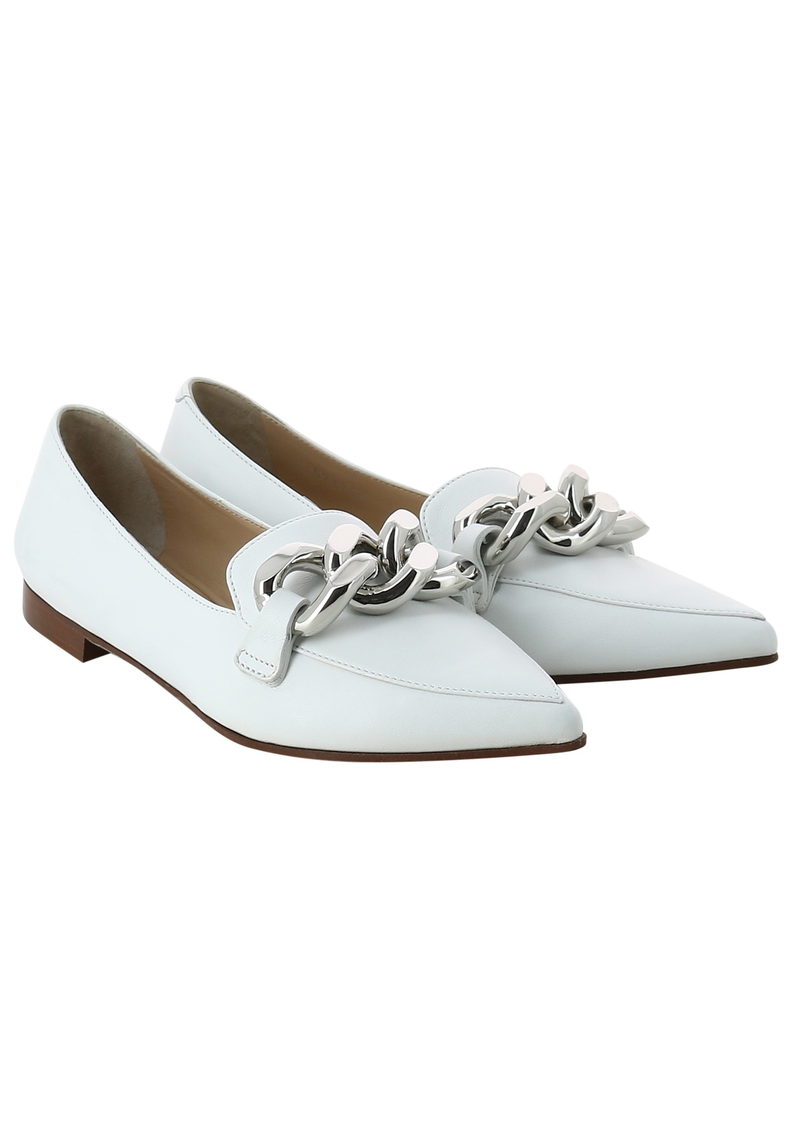 

Лоферы женские CASADEI 124379 белые 38 EU, 124379