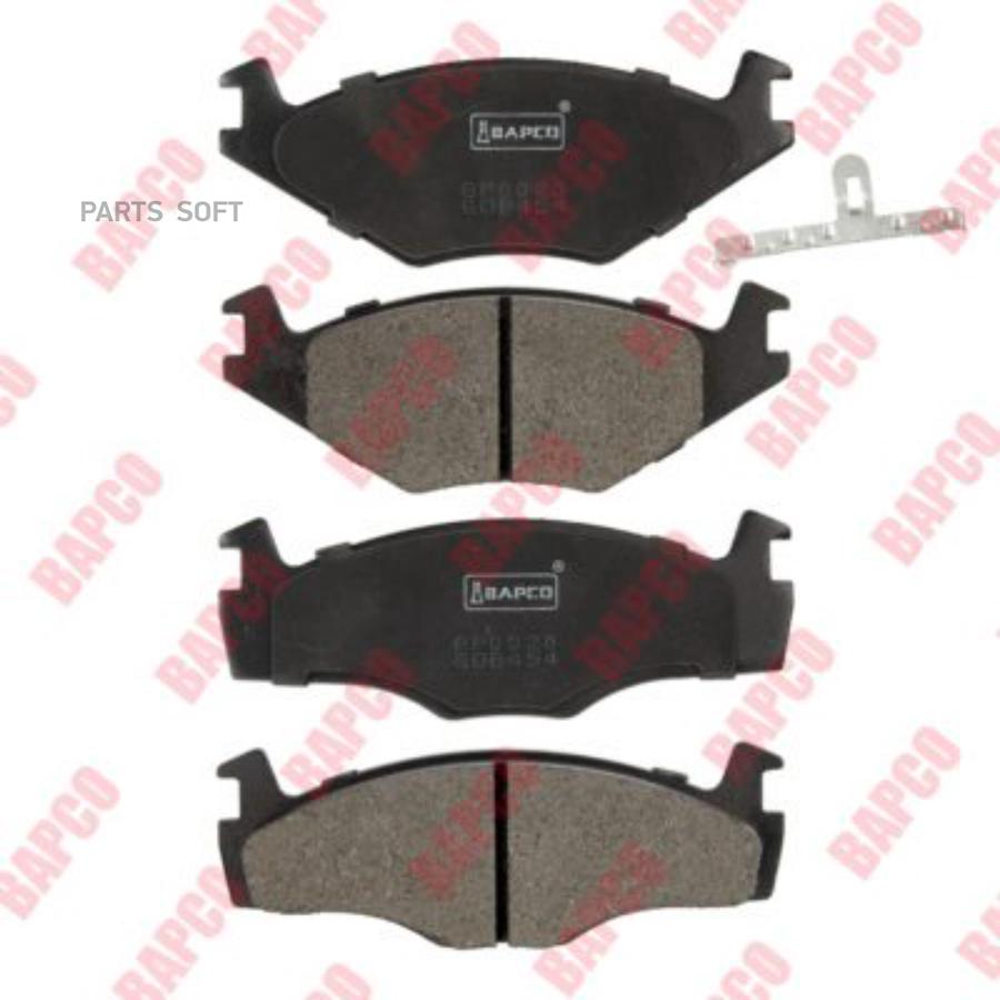 

Тормозные колодки BAPCO передние дисковые bp0020