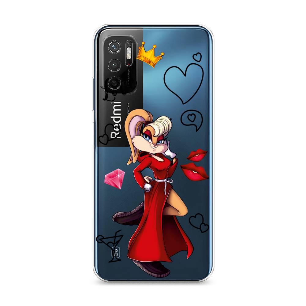 

Чехол на Xiaomi Redmi Note 11SE "Rich Lola Bunny", Красный;бежевый;оранжевый, 315950-6