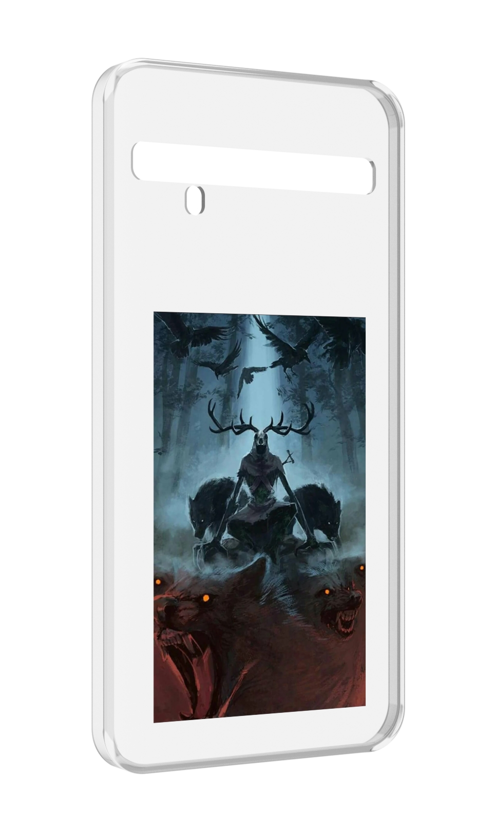 

Чехол MyPads лось демон для TCL 10 Pro / TCL 10 + Plus, Прозрачный, Tocco