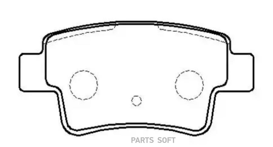 

Колодки Тормозные Opel Corsa D 06- Задние Hsb HSB арт. HP9964