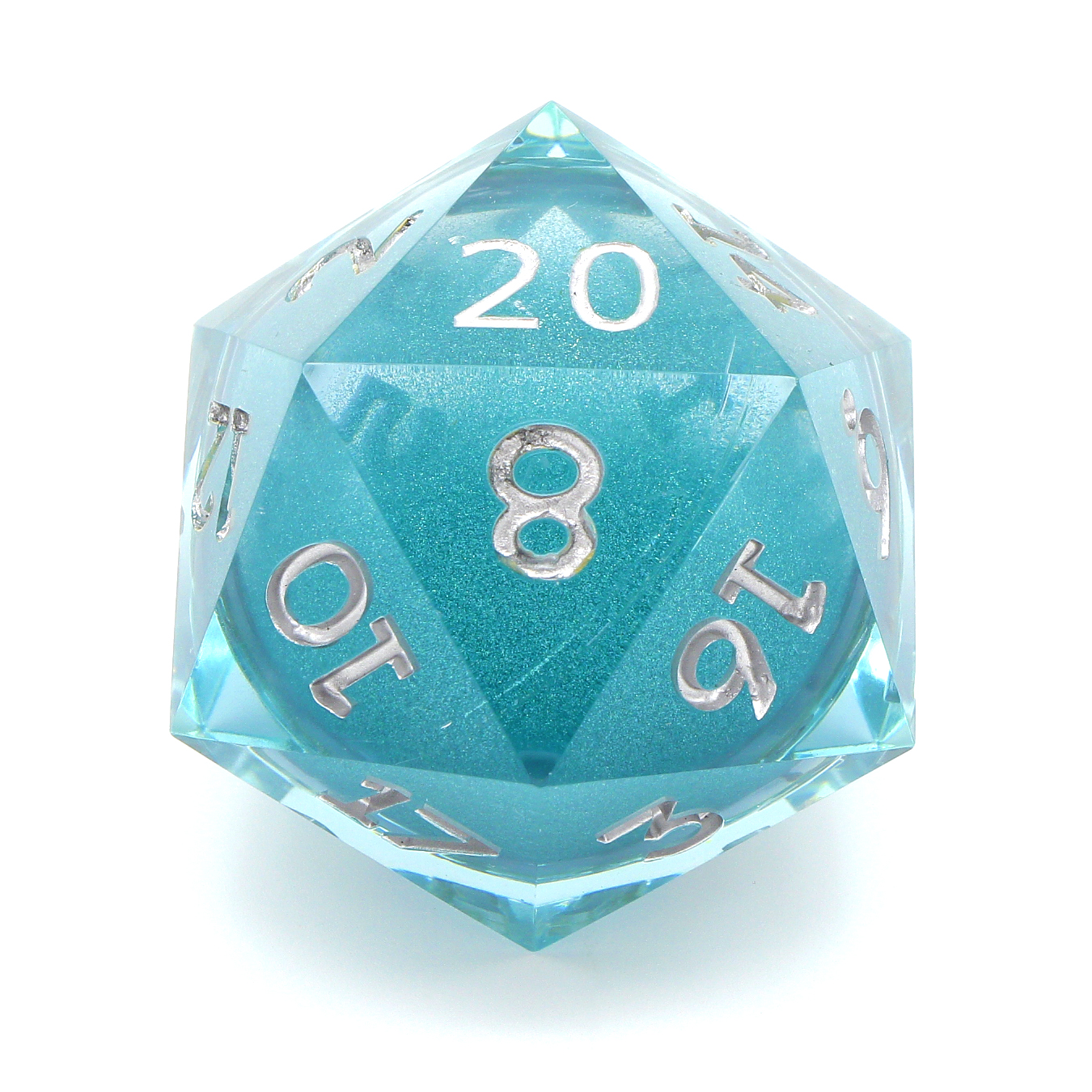 

Кубик акриловый Stuff-Pro дайс d20 55мм синий, дайс