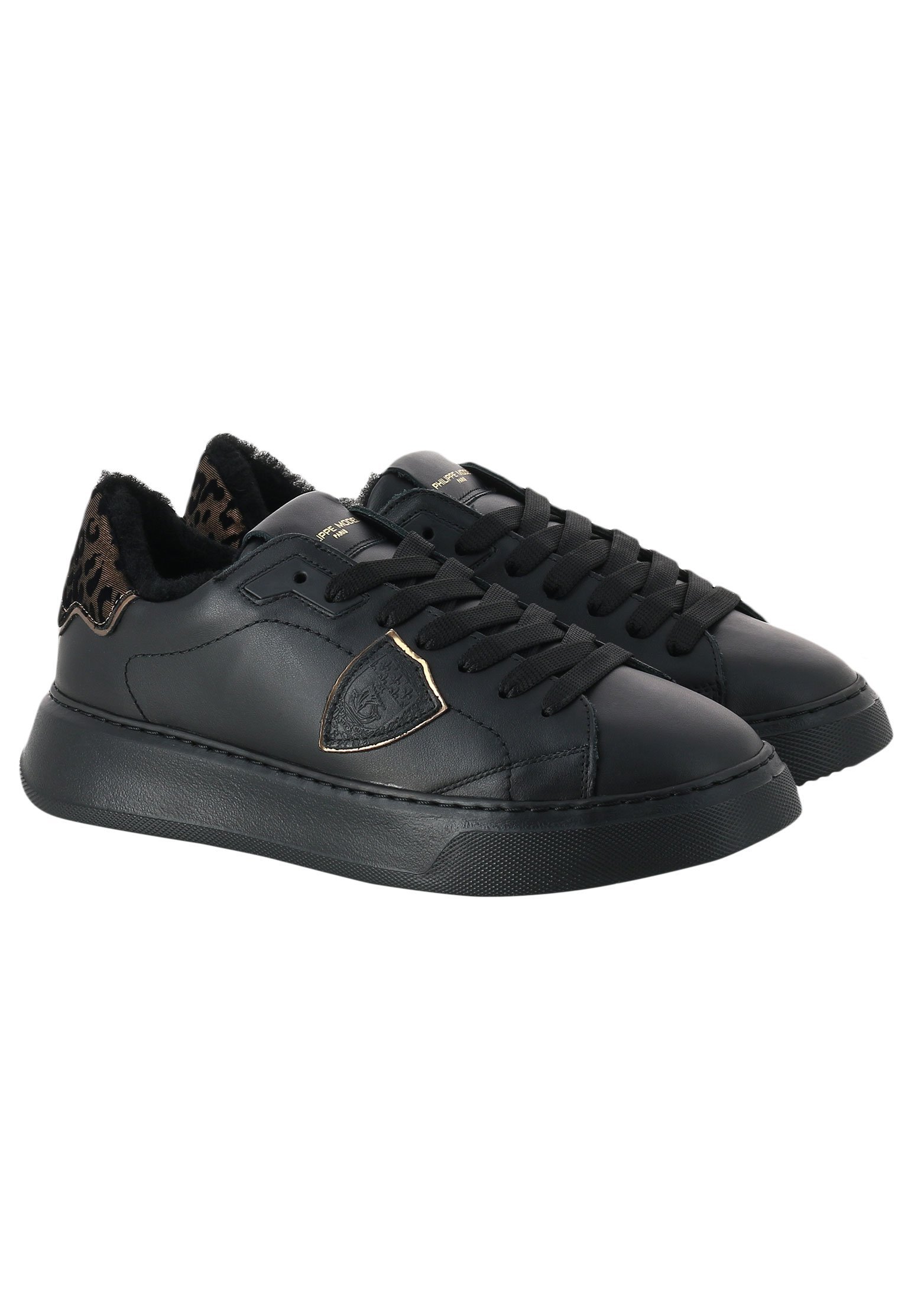 

Кеды женские PHILIPPE MODEL 117437 черные 37 EU, 117437
