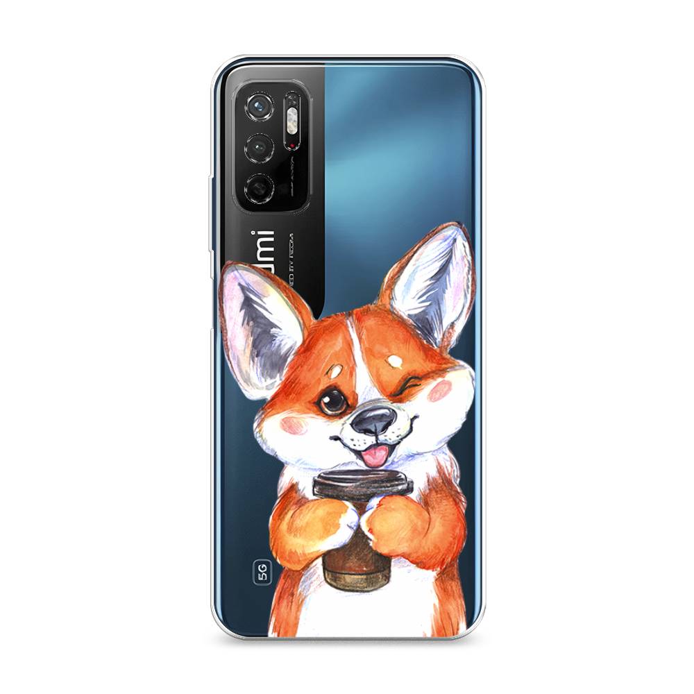 

Чехол на Xiaomi Redmi Note 11SE "Корги с кофе", Оранжевый;белый, 315950-4