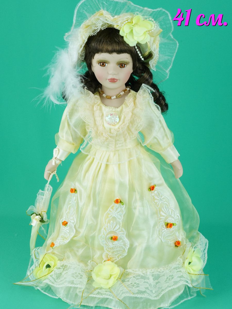 Кукла АКИМБО КИТ фарфоровая интерьерная 41 см кукла акимбо кит фарфоровая интерьерная 41 см