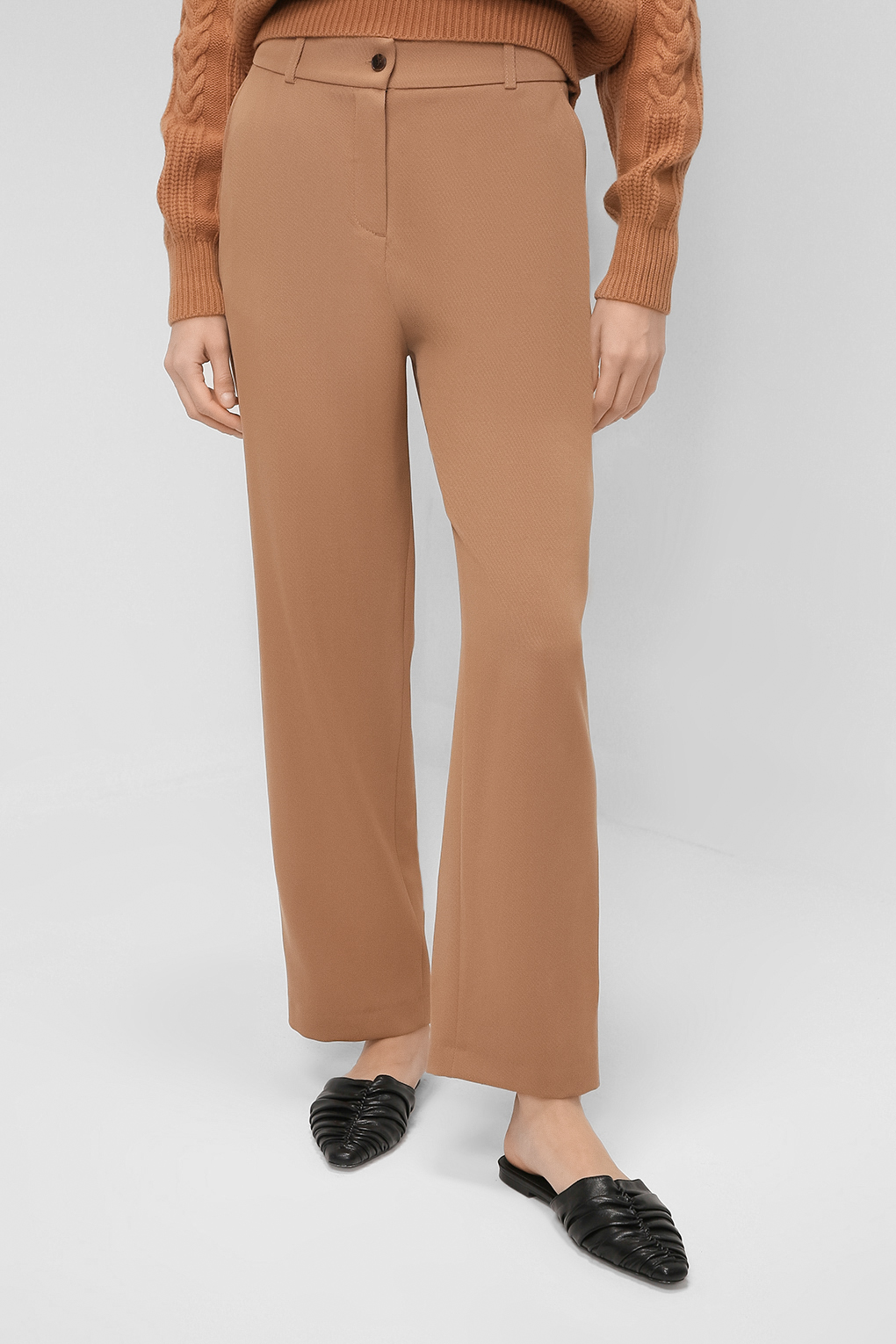 

Брюки женские SABRINA SCALA SS21082149.1-010 коричневые 50, SS21082149.1-010