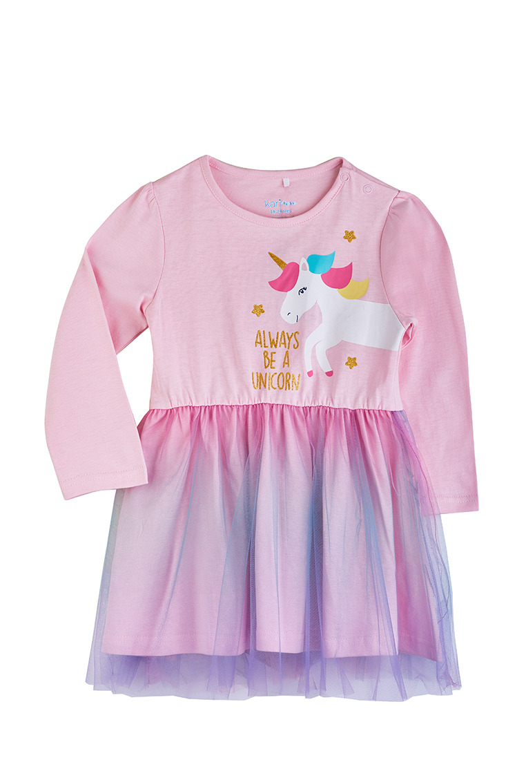 фото Платье детское kari baby ss21b05500301 розовый р.74