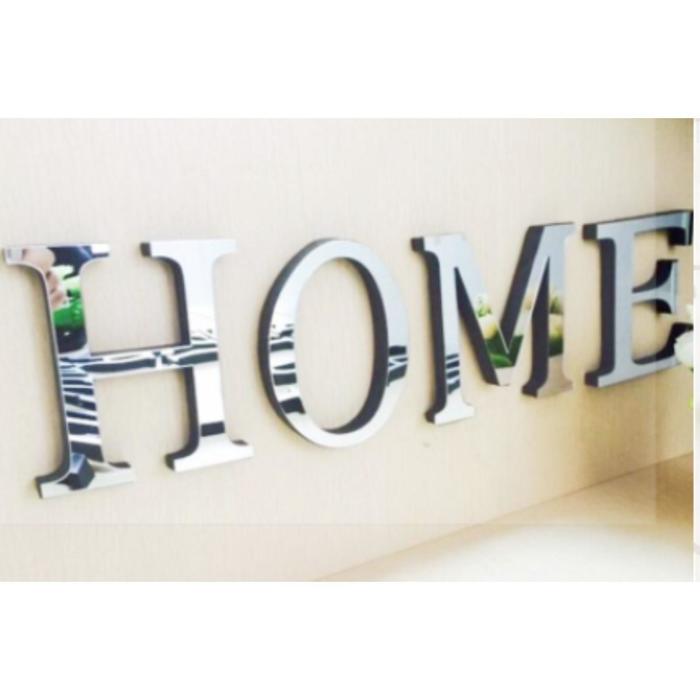 

Декор настенный HOME, из акрила, зеркальный, буква 8 х 10 см
