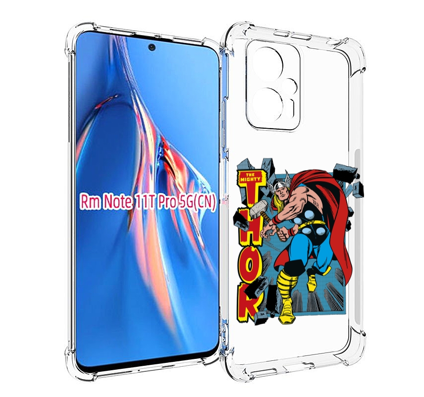 

Чехол MyPads тор комикс для Xiaomi Redmi Note 11T Pro / 11T Pro Plus / Poco X4 GT проти..., Прозрачный, Tocco