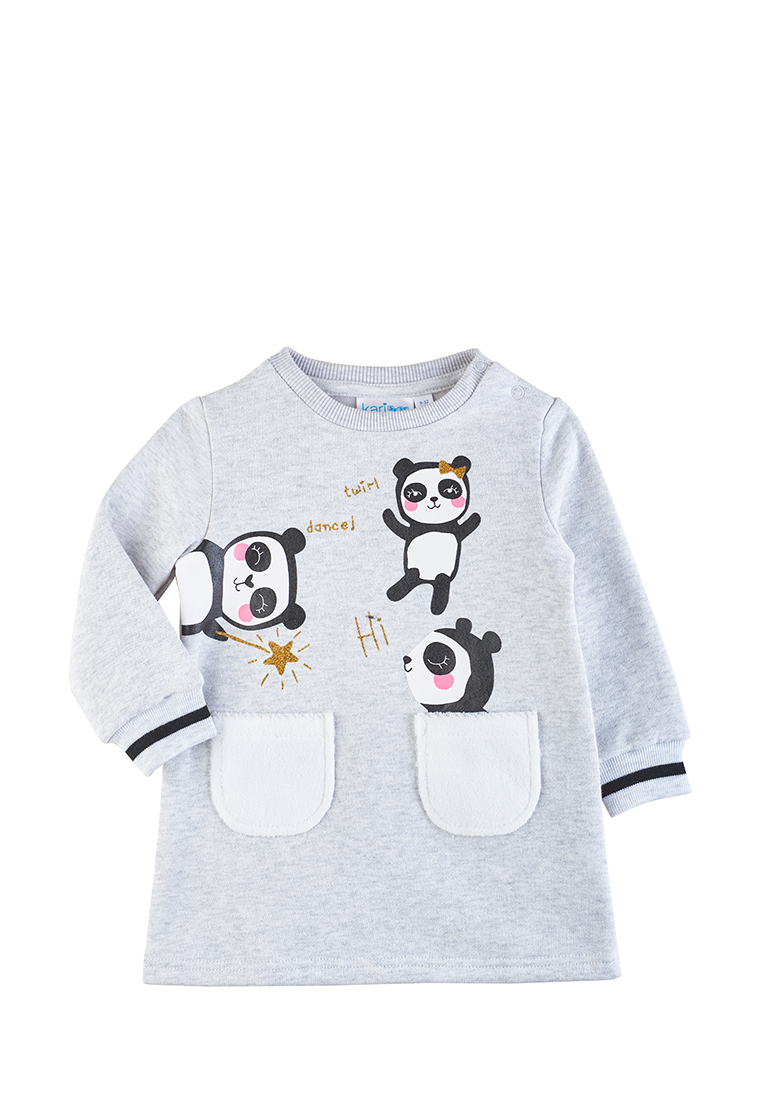 Платье детское Kari baby AW21B13003804 серый р.92