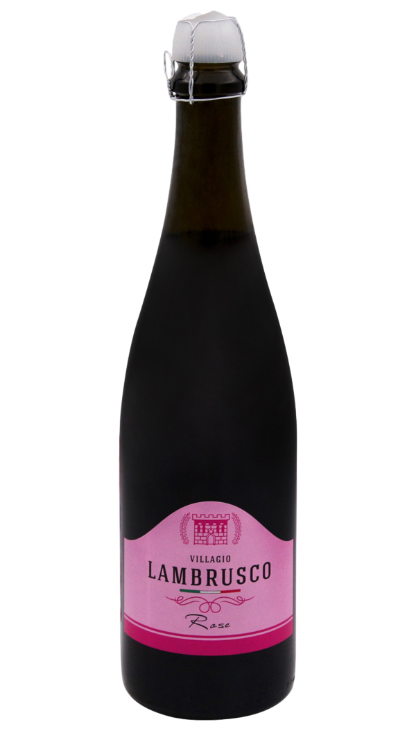 

Винный напиток игристый Lambrusco Villagio розовый полусладкий 750 мл